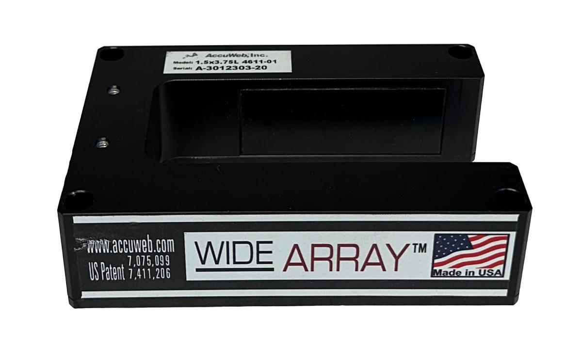 Used AccuWeb INC 1.5x3.75L 4611-01 / 461101 WIDE ARRAY EDGE DETECTOR W/ CABLE USNP