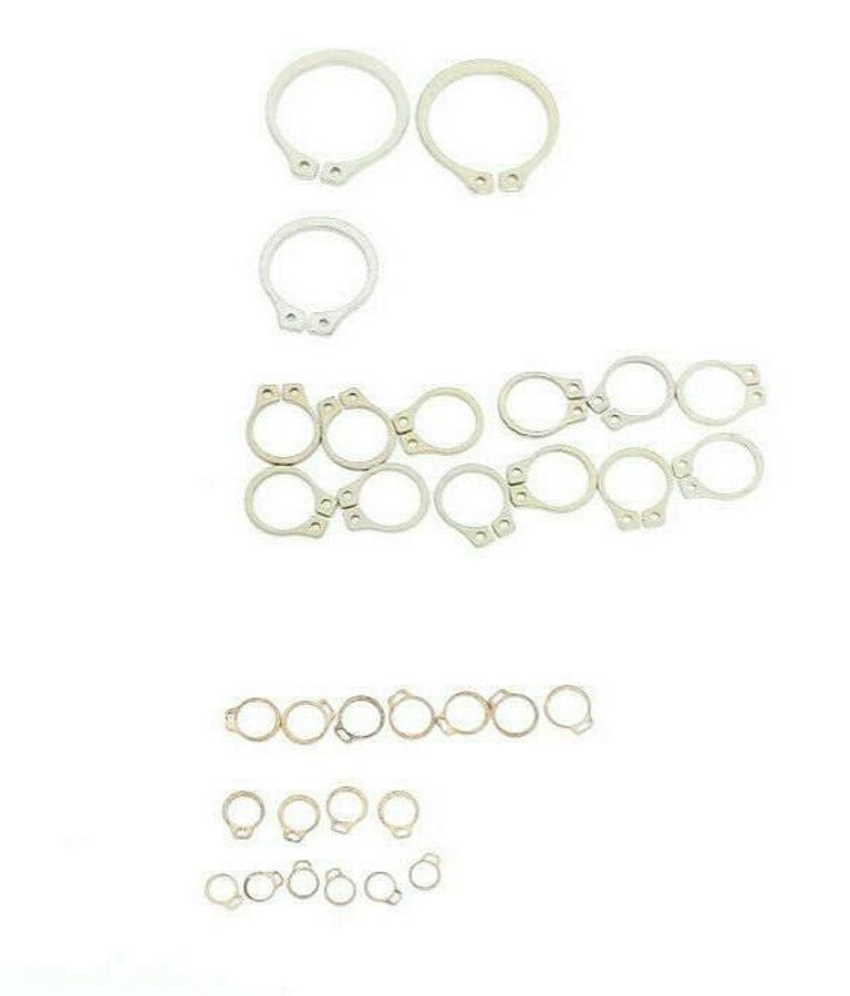 Used LOT OF 4 NEW WESTINGHOUSE AL-33430Y 8/7 RETAINING RING ASST KITS (INCOMPLETE)