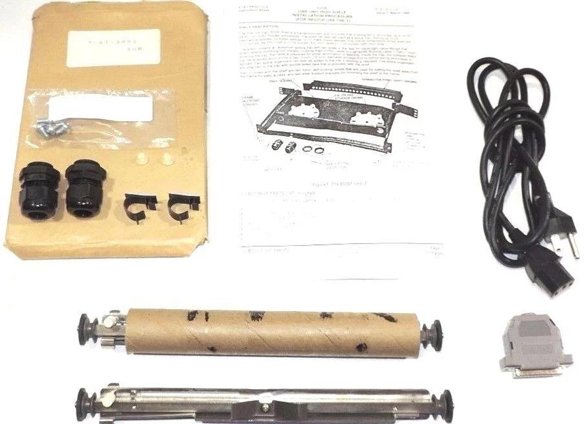 Used NEW AT&T 600B ONE UNIT HIGH FRAME MOUNTED PULL OUT SHELF KIT 600B1