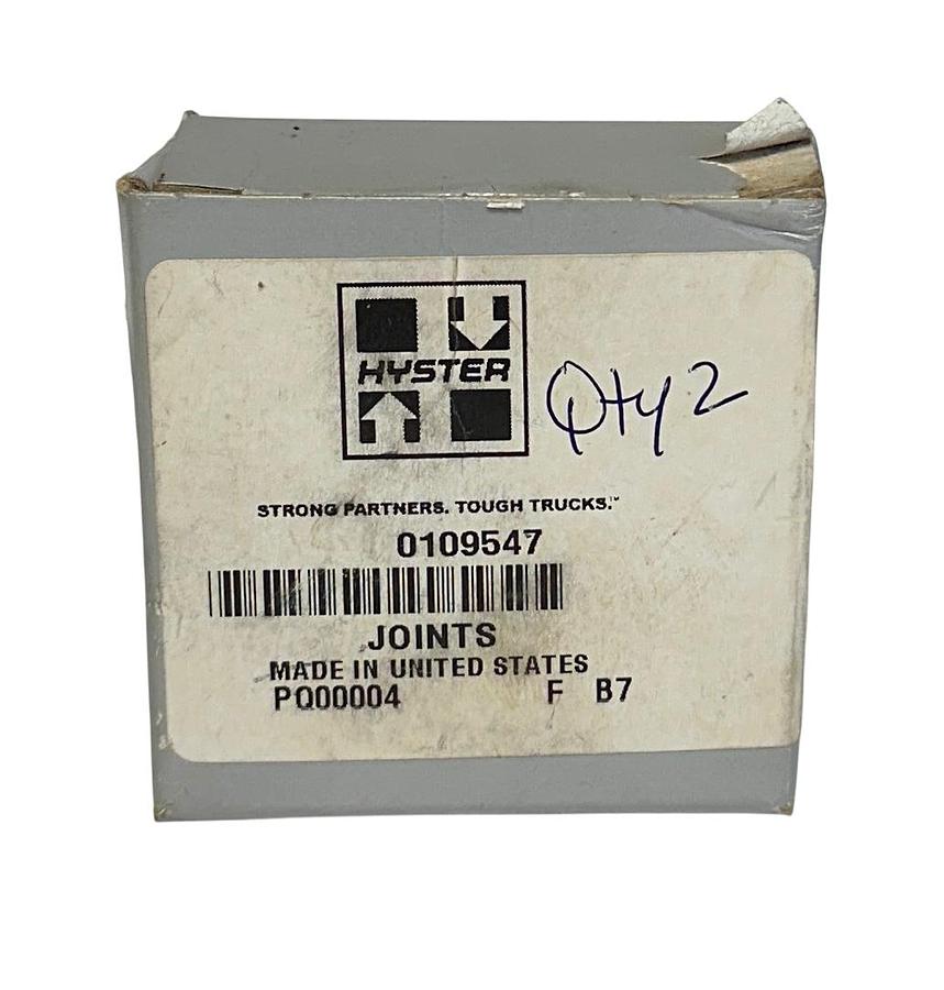 Used 2 HYSTER 0109547 / HY0109547 OEM JOINTS FOR FORKLIFT NSMP
