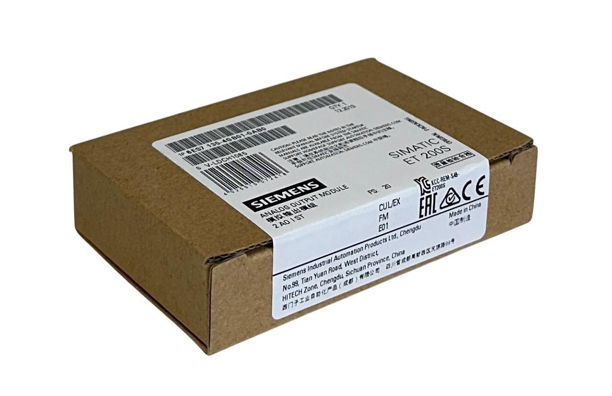 Used SIEMENS 6ES7 135-4GB01-0AB0 / 6ES71354GB010AB0 SIMATIC ET 200S ANALOG OUT NSFS