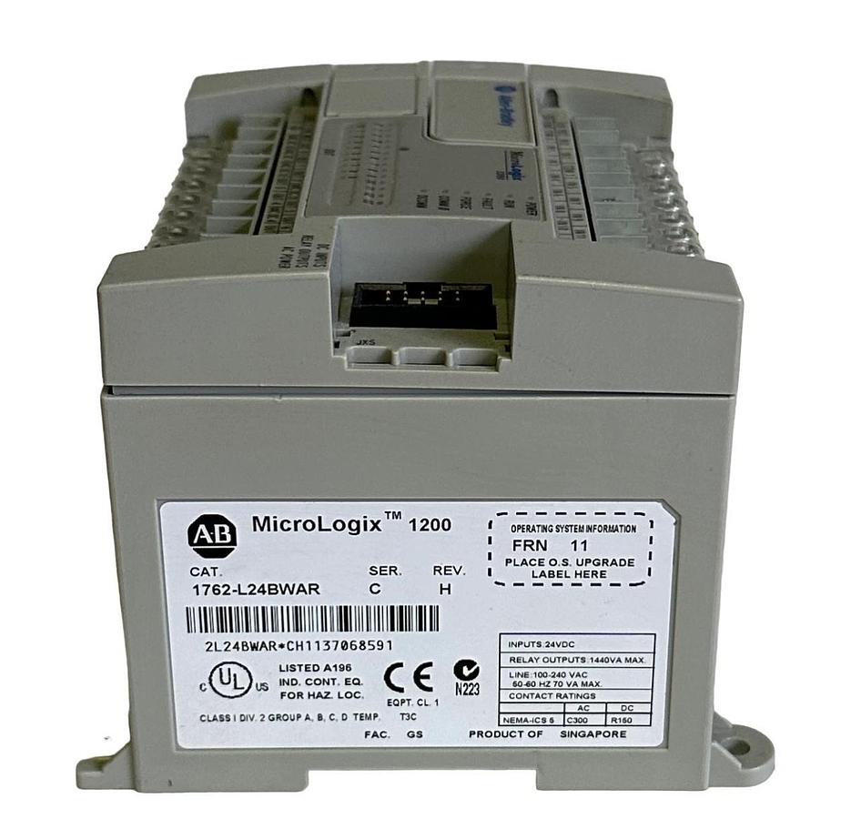 Used ALLEN BRADLEY 1762-L24BWAR /C MicroLogix 1200 24-PT CONTROLLER 1762L24BWAR