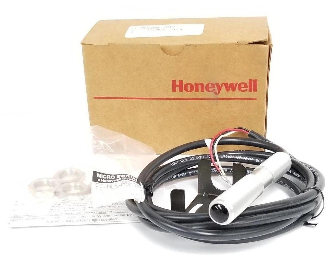 Used NIB HONEYWELL FE-MLS4RB-1012 PHOTOELECTRIC SENSOR FEC2825 FEMLS4RB1012