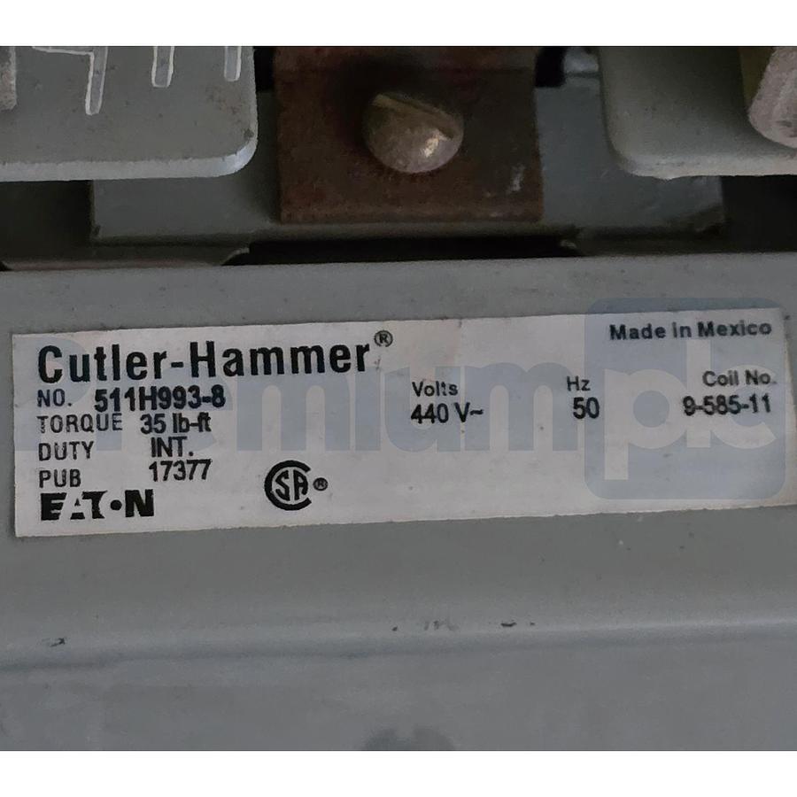 Used Eaton Cutler Hammer 511H993-8 Type S 5-1/2" Magnetic Shoe Brake 35lb-ft 440V