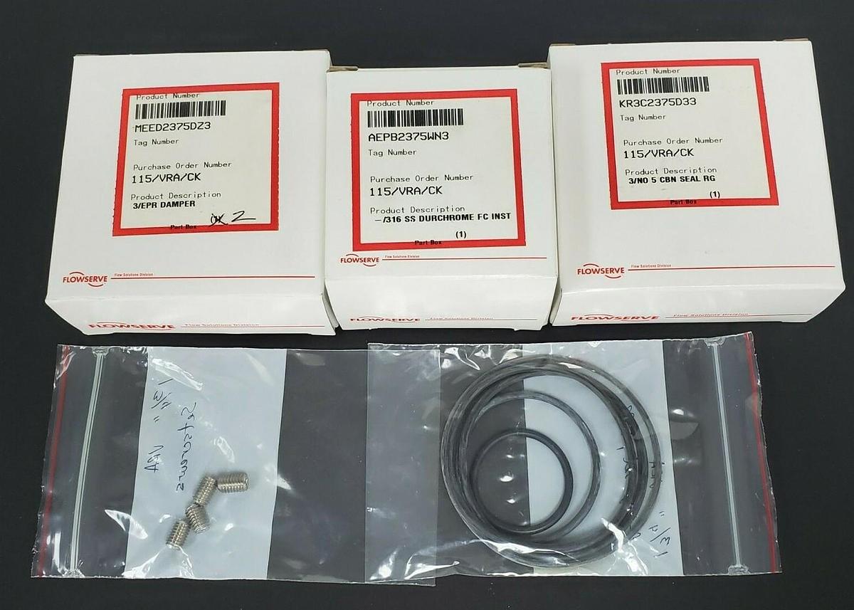 NIB FLOWSERVE 1.750 REPAIR KIT KR3C2375D33, AEPB2375WN3, MEED2375DZ3
