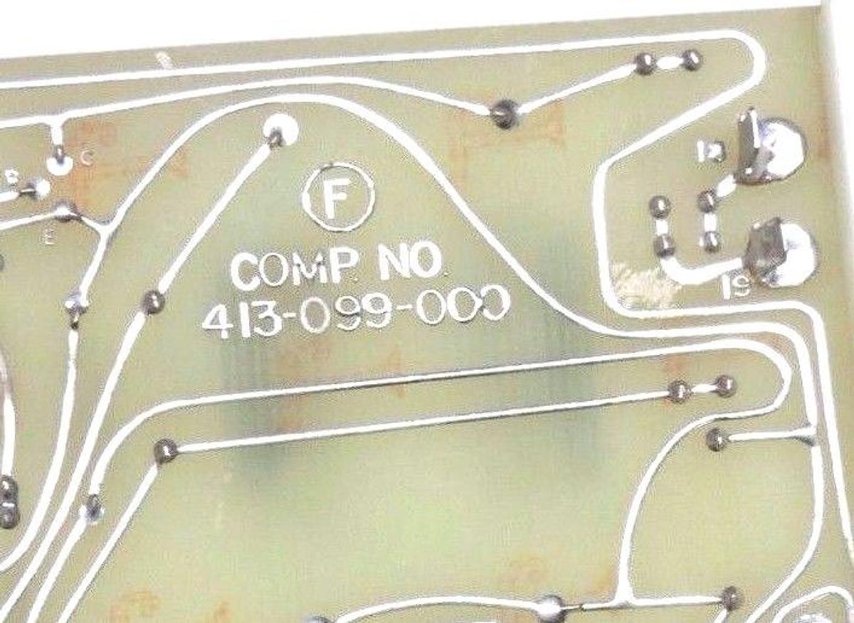 Used BURTON 513-630-000 PC BOARD RM 4100, 413-099-000