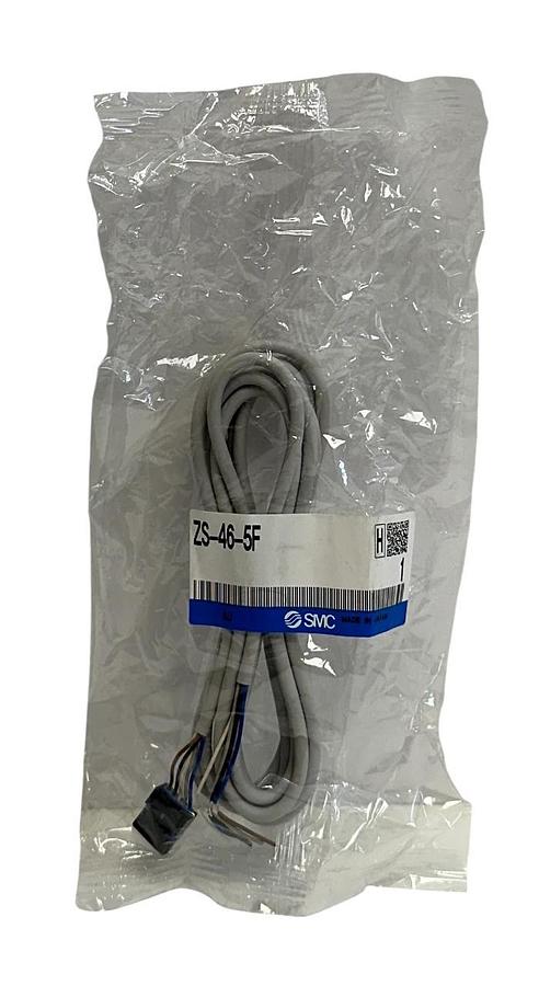 Used 4 SMC ZS-46-5F / ZS465F LEAD WIRE 2M PRESSURE SWITCHES 5-CORE WATERPROOF NSFS