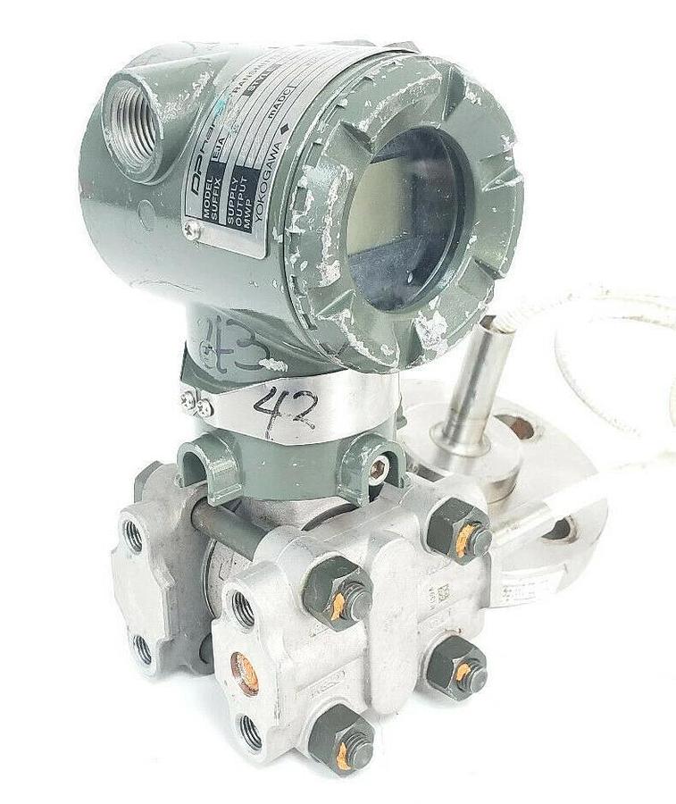 Used YOKOGAWA DP HART EJA S1 -EB54B-92EA/FF1/D1/2 PRESSURE TRANSMITTER W/ J&J FLANGE