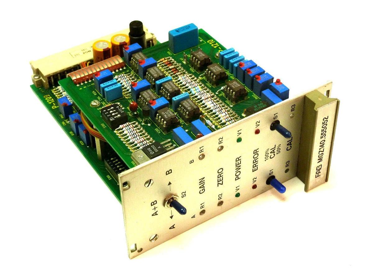 Used FAG MGZ140.555052 AMPLIFIER CARD MGZ 140 MGZ140555052