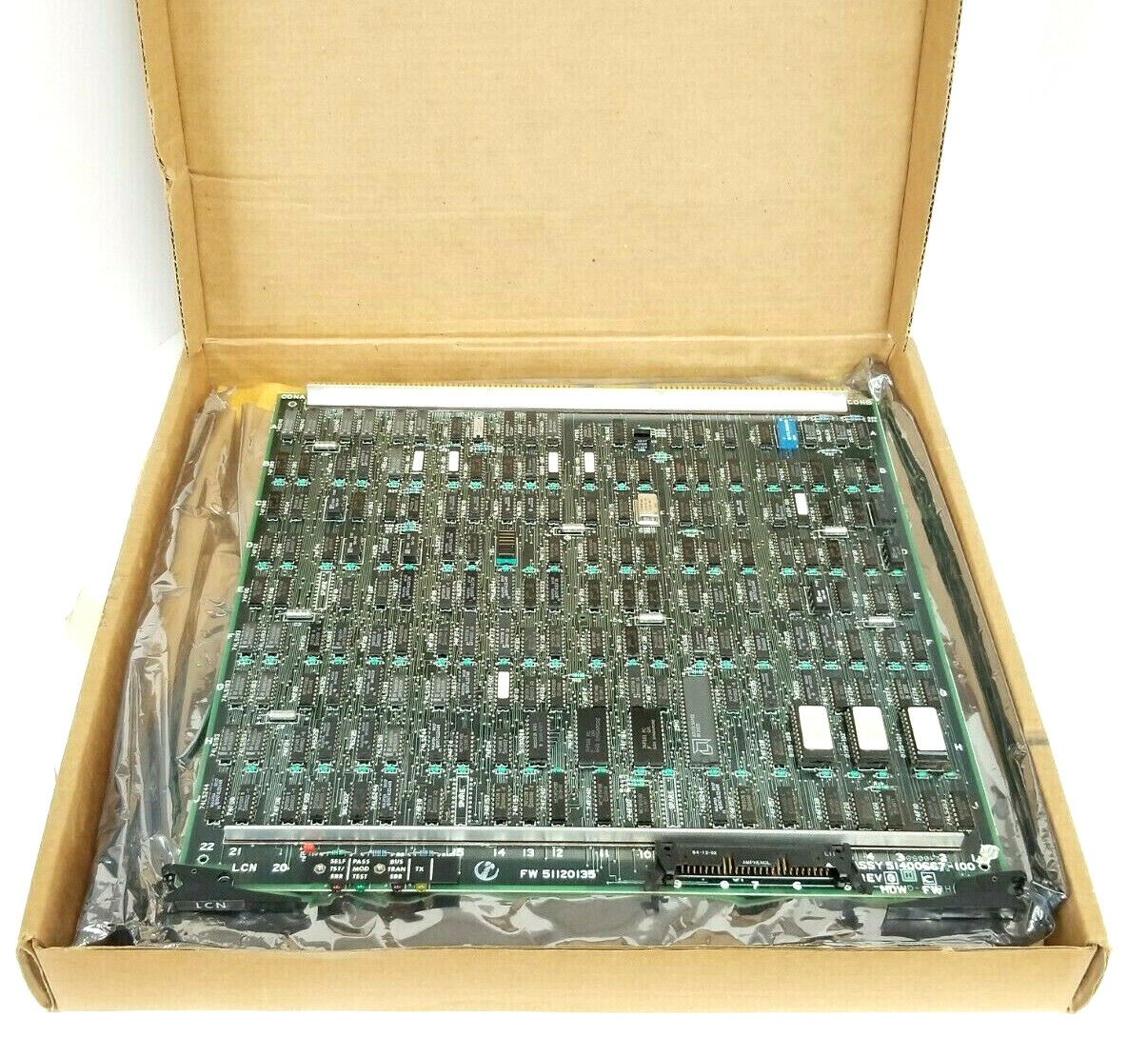 Used NEW HONEYWELL 51400667-100 ENHANCED LCN BOARD REV. G 51120135 4-07-40-6-0554