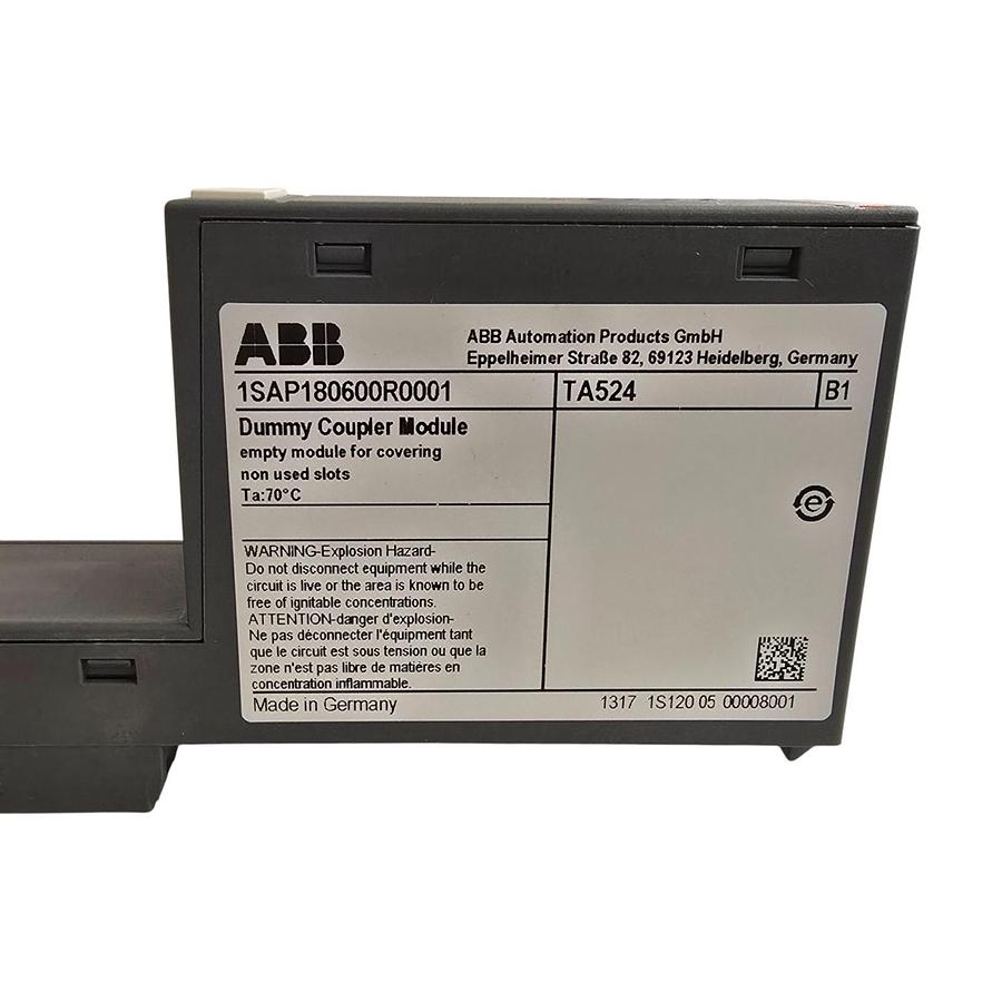 Used ABB TA524 | 1SAP180600R0001 S500 AC500 Dummy Extension Terminal Slot Cover NSMP