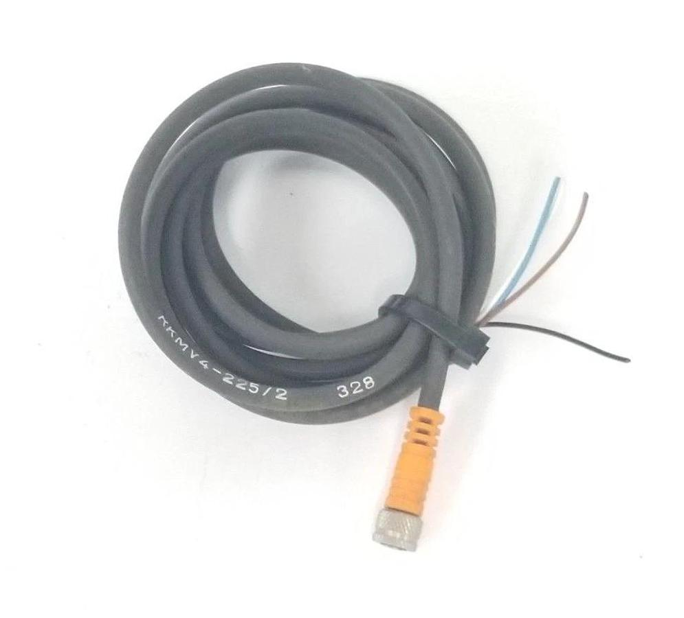 Used LUMBERG RKMV4-225/2 CORDSET 4-POLE