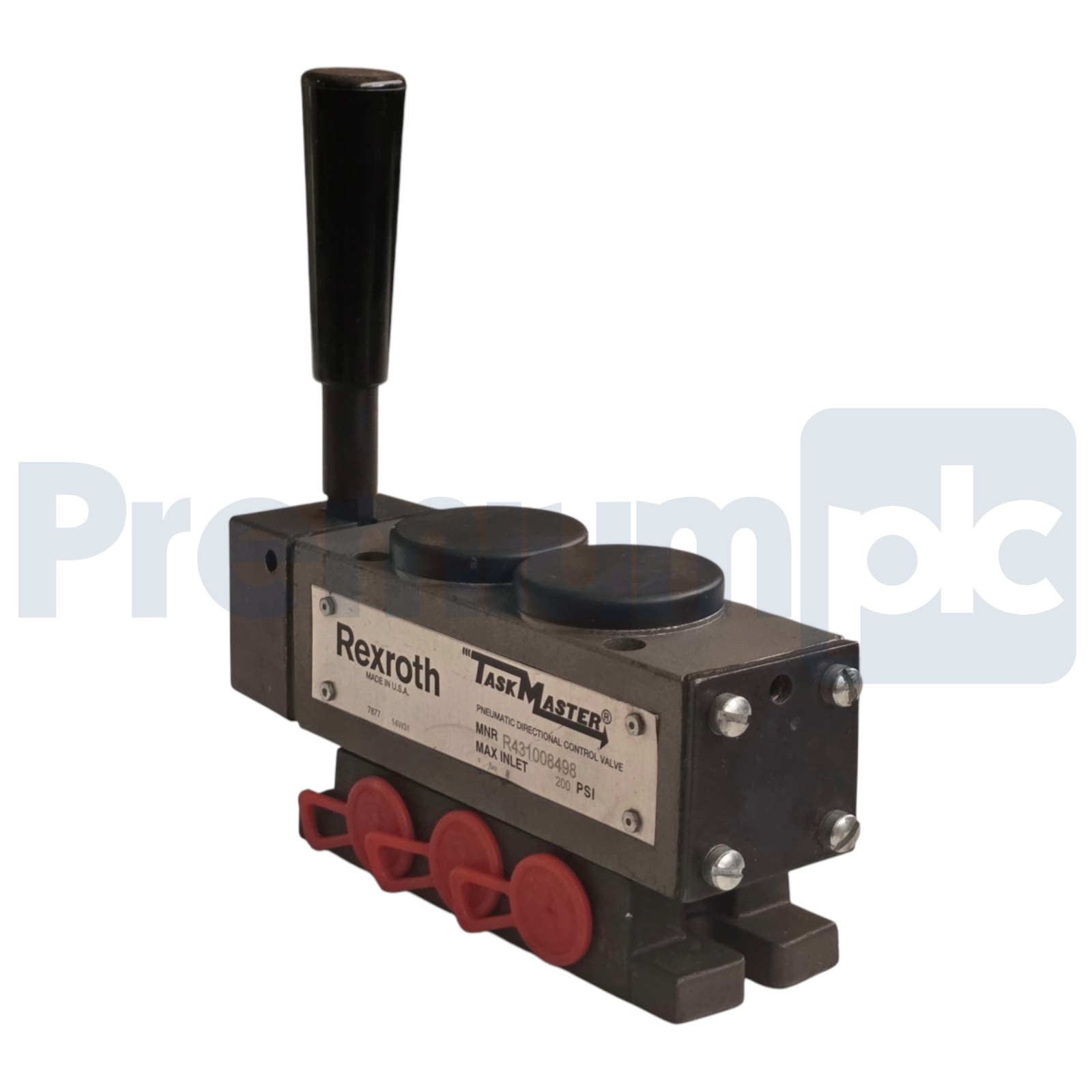 Used Rexroth R431008498 Taskmaster Pneumatic Directional Valve 200PSI PJ-033210-00000