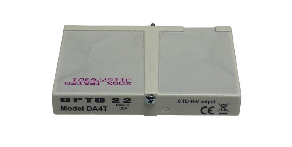 Used OPTO 22 DA4T I/O MODULE 0-5VDC OUTPUT ISOLATED ANALOG NSMP