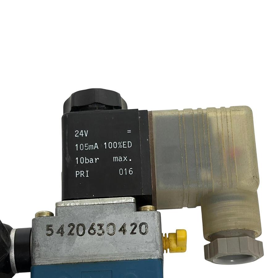 WABCO 572-706-0220 Pneumatic Solenoid Control Valve Block 24V 10bar , 002-1488