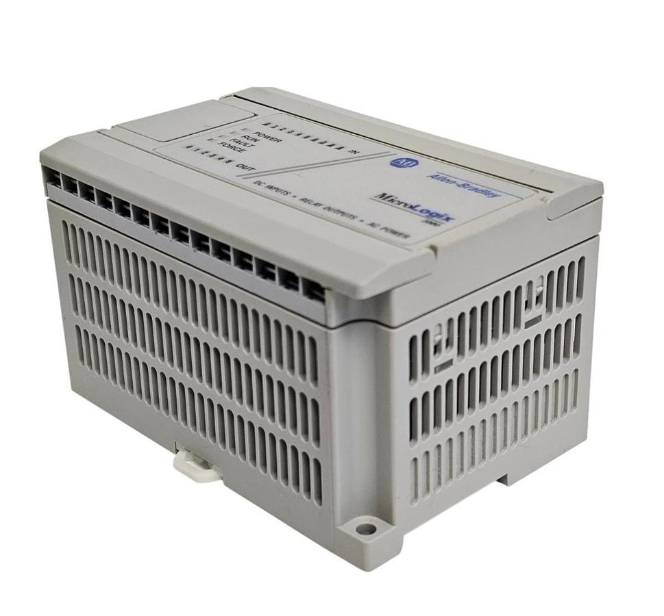 Used ALLEN BRADLEY 1761-L16BWA SER. E FRN: 1.0 MICROLOGIX 1000 CONTROLLER 1761L16BWA