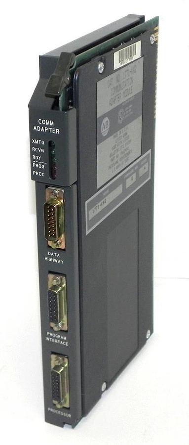 Used ALLEN BRADLEY 1771-KA2 COMMUNICATION ADAPTER MODULE F/W REV. G SER. A