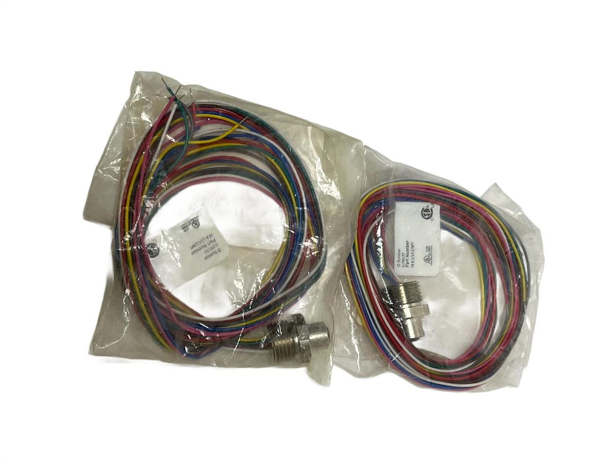 Lot of 2 Turck FK 8-1/14.5/NPT M12 Female Receptacle Cable 8-Pin 1M NEW SEALED