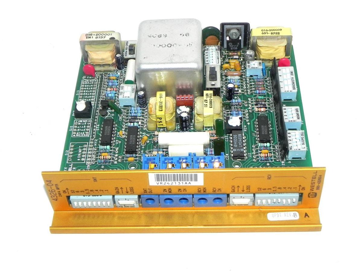 Used WESTELL B90-432604 BOARD 24V4 RPTR, 4326-04