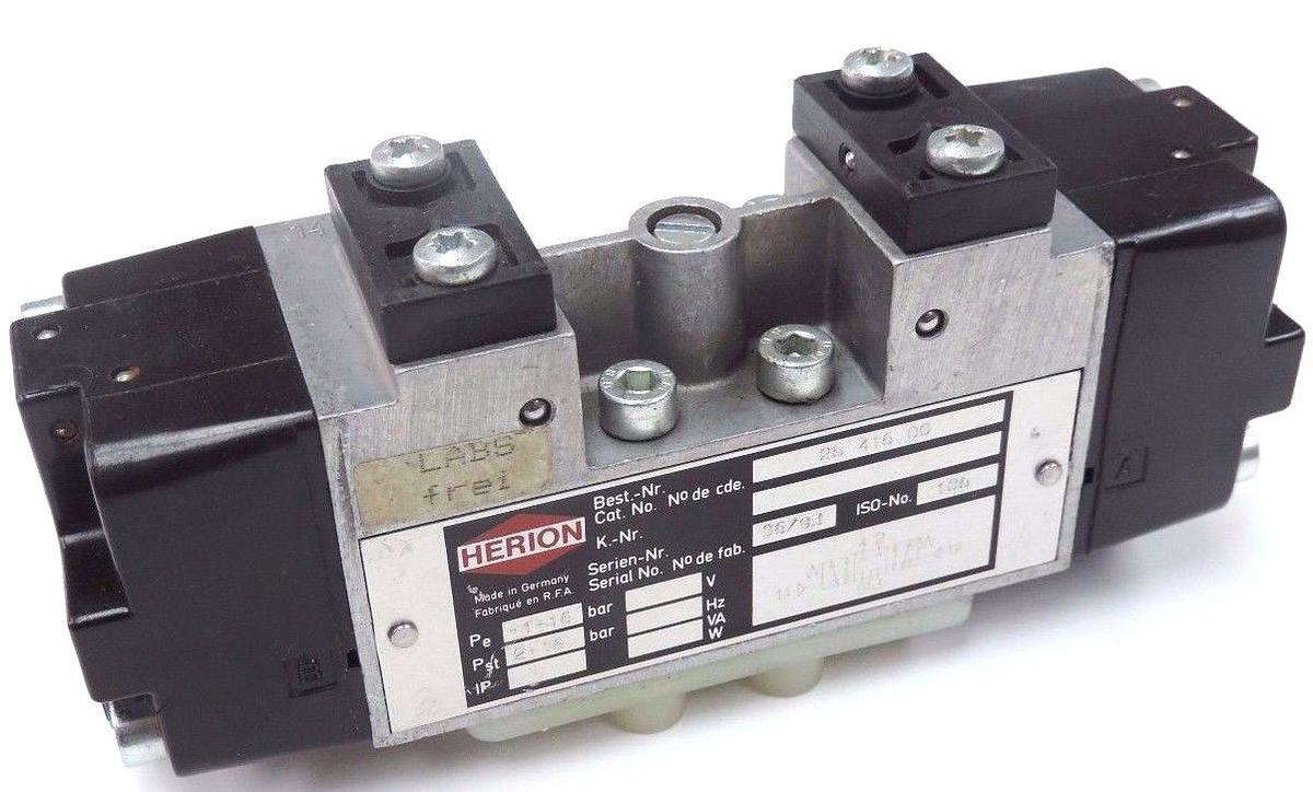 Used HERION 25-416-00 SOLENOID VALVE 2541600