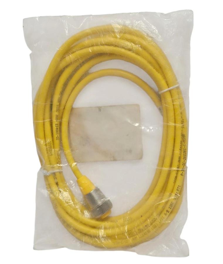 Used NEW TURCK RKM 50-4M CORDSET SINGLE ENDED ID NUMBER: U2057 LENGTH: 4M