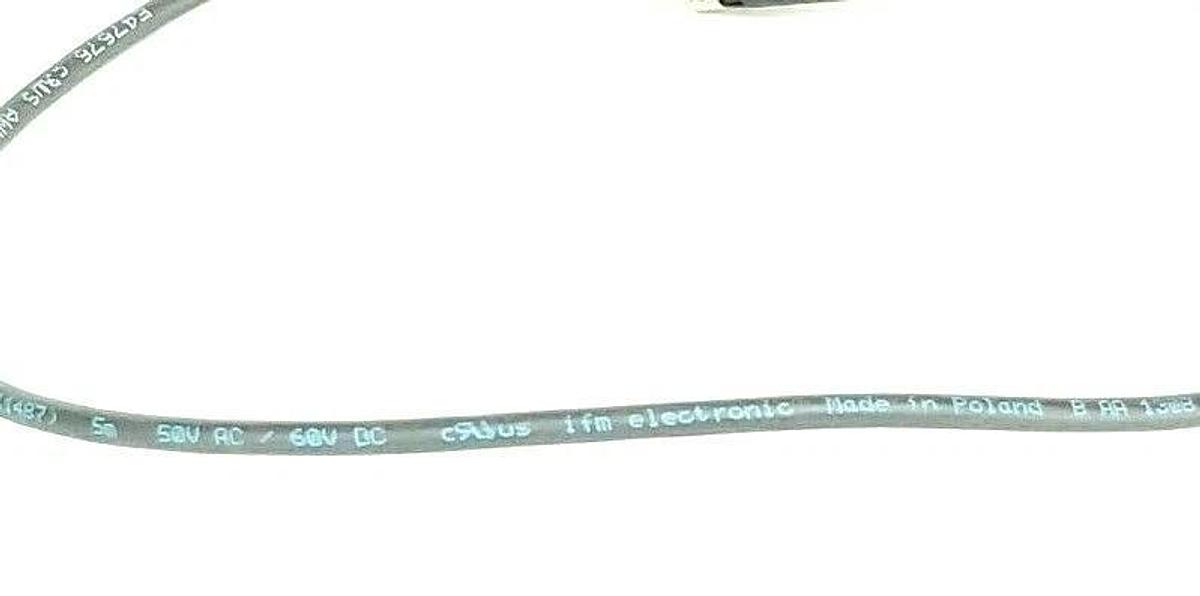Used IFM ELECTRONICS EVC142 E11487 50VAC/60VDC CONNECTOR CABLE E47676 H5PX3