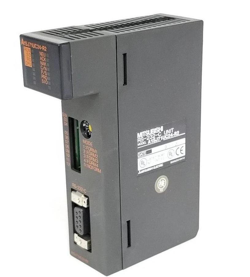 Used MITSUBISHI A1SJ71UC24-R2 RS-232-C CPU COMMUNICATION MODULE A1SJ71UC24R2