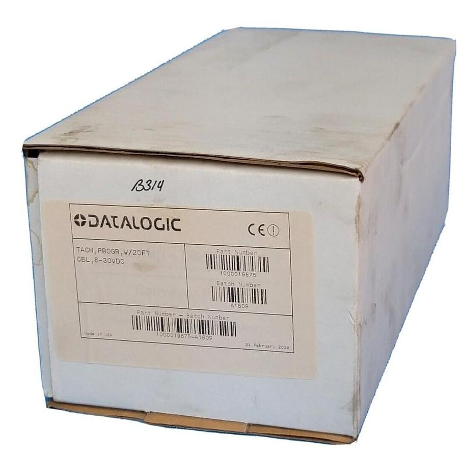 Used NIB DATALOGIC 1000019875 TACHOMETER 8-30 VDC SUPPLY POWER 20 FOOT CABLE