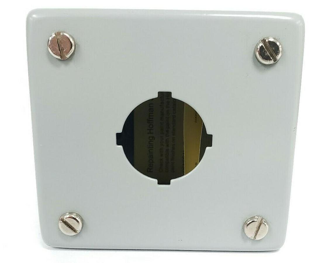 Used NEW HOFFMAN 2VB59 PUSHBUTTON ENCLOSURE PBGX1 E1PB NEMA 12, 13