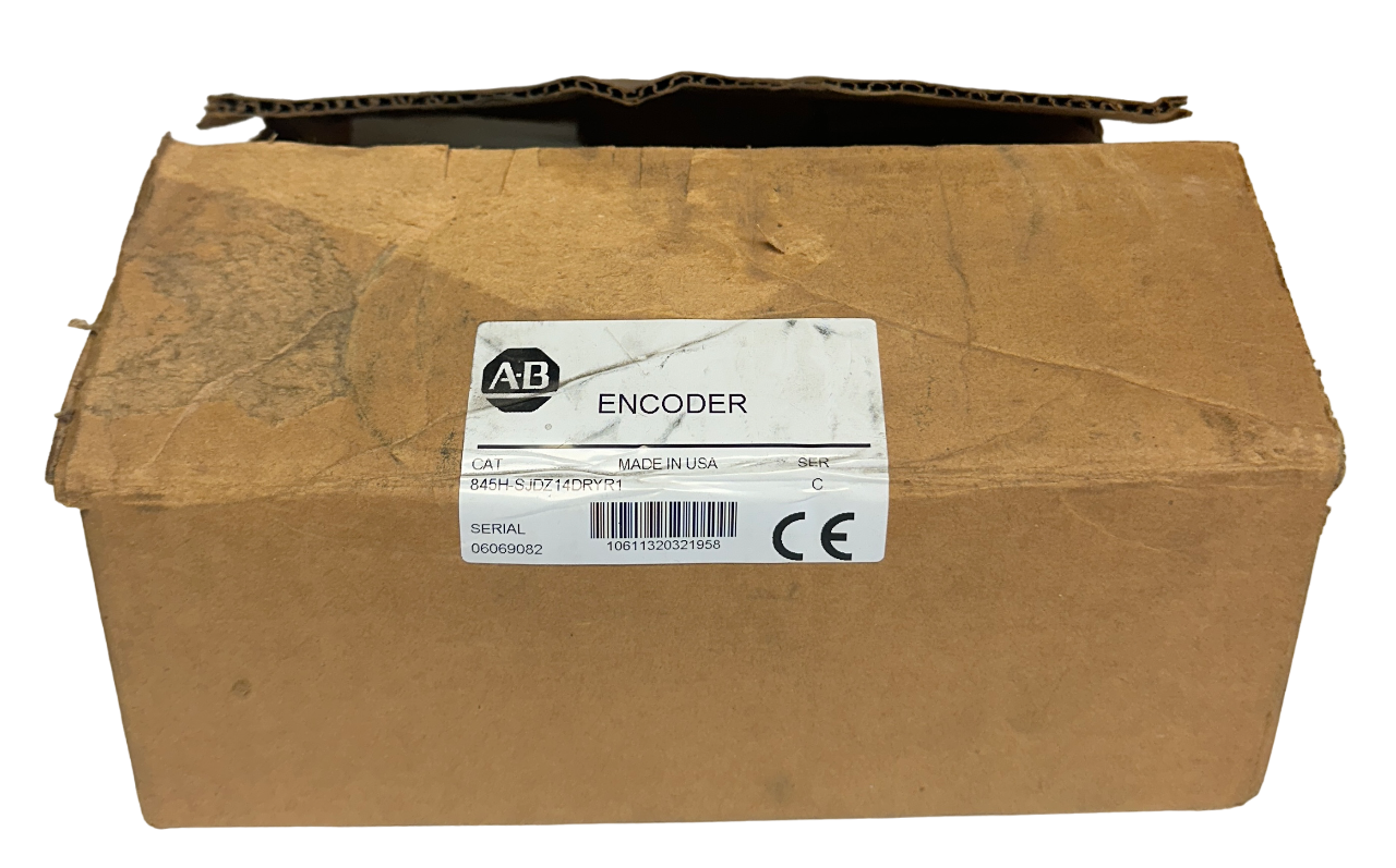 Used ALLEN BRADLEY 845H-SJDZ14DRYR1 /C INCREMENTAL ENCODER 5VDC 1M CABLE NSMP *