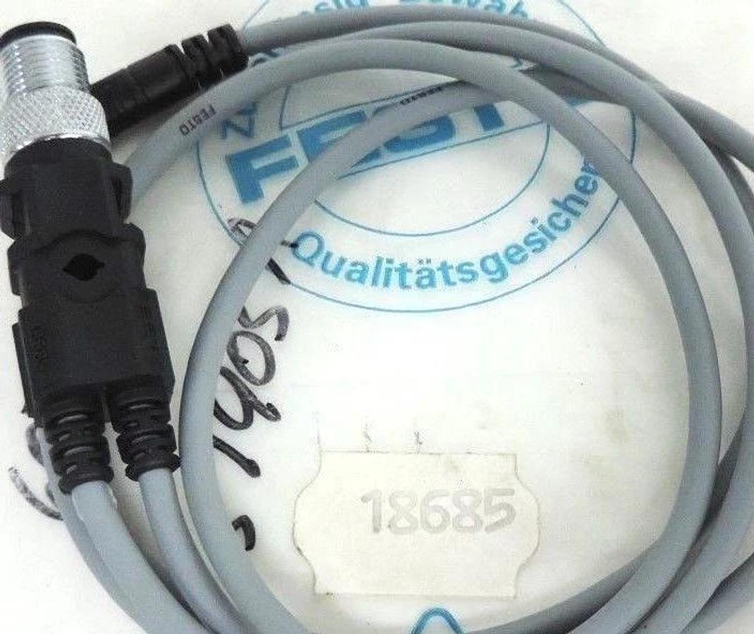 Used NEW FESTO 18685 DUO CABLE KM12-DUO-M8-GDGD