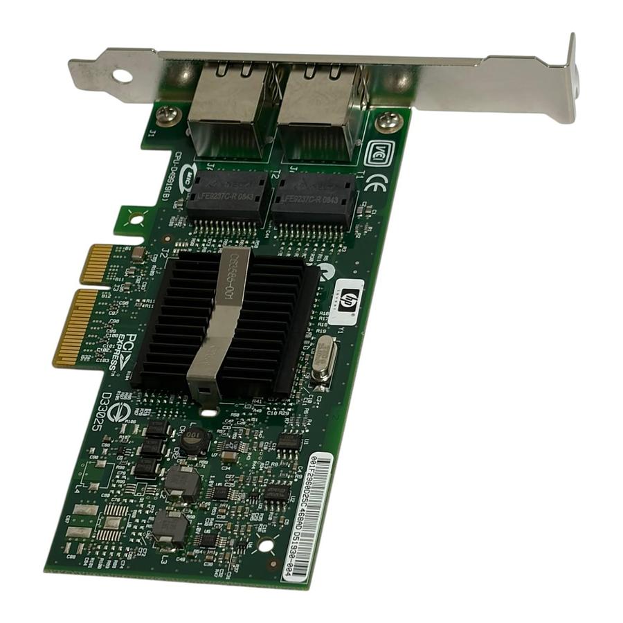 Used HP NC360T Dual Port Gigabit Server Adapter PCIe NIC 412646-001 New Surplus