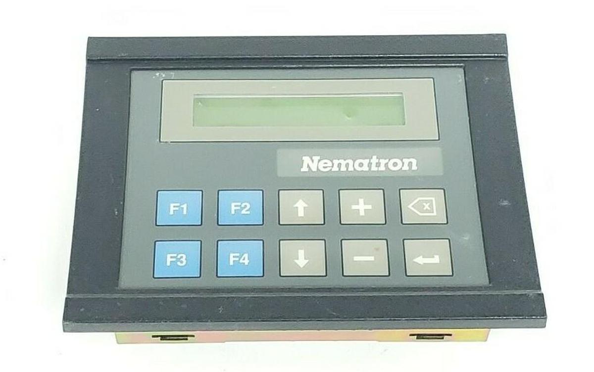 Refurbished REPAIRED NEMATRON CORP. IWS-30M OPERATOR INTERFACE LCD 10KEY 0.5AMP 24VDC IWS30M