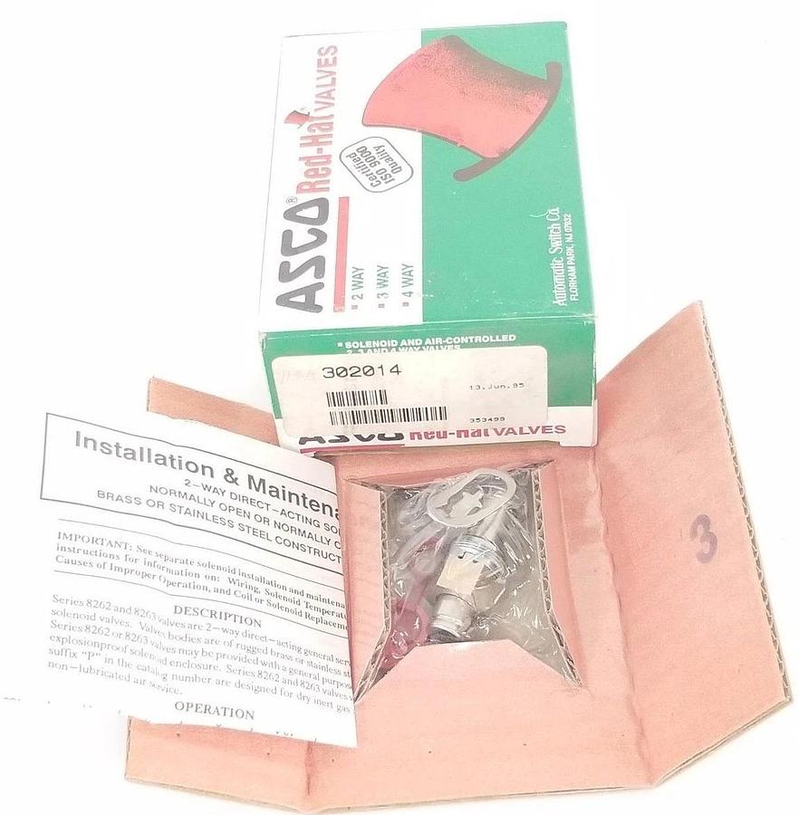 Used NIB ASCO 302014 REBUILD KIT