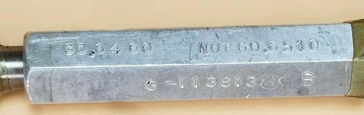 Used NO GO GO.6460 NOT GO GO.6510, G-113813 HALL GAUGE
