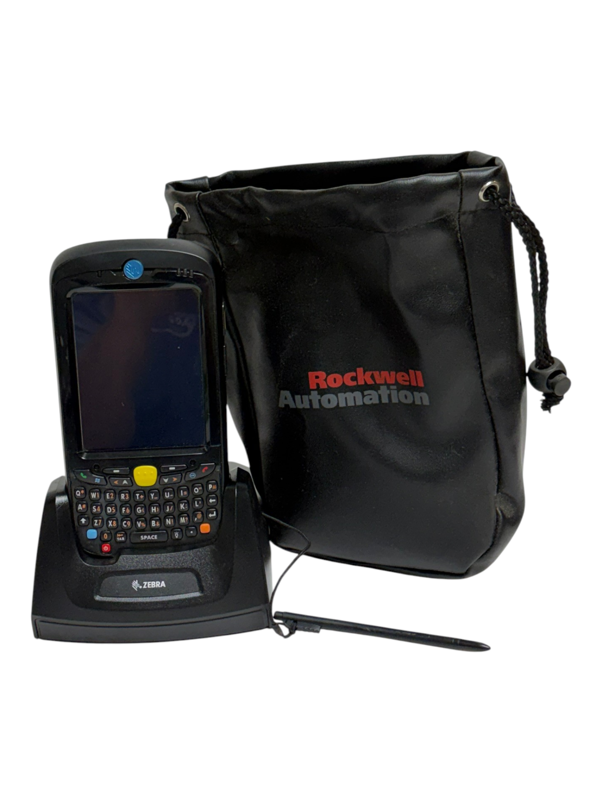 Used Zebra MC55E0 Barcode Scanner Mobile Computer CRD5500 Charging Cradle Bundle