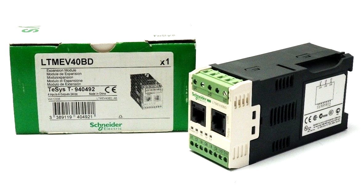 NIB SCHNEIDER LTMEV40BD EXPANSION MODULE TESYS T- 940492 24VDC LTM-EV40BD