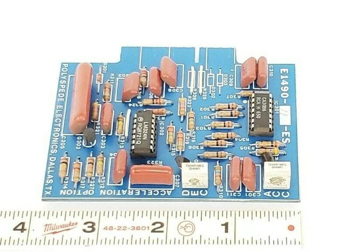 Used POLYSPEDE E1490-11-ES ACCELERATION OPTION BOARD E149011ES, E1490a
