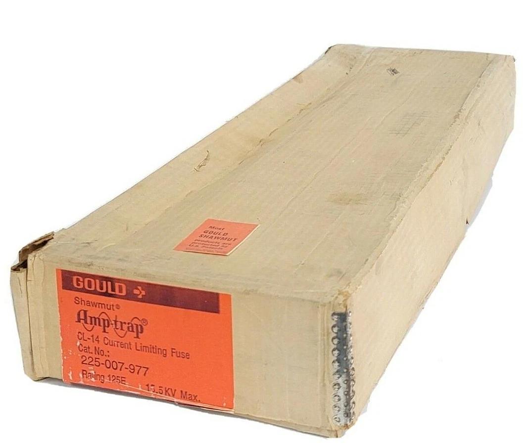 Used NIB GOULD SHAWMUT 225-007-977 AMP-TRAP CL-14 CURRENT LIMITING FUSE