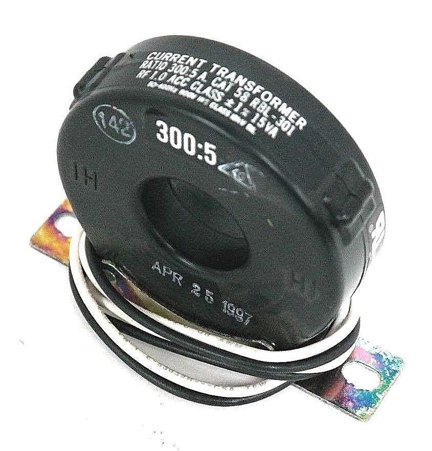 Used LOT OF 2 NEW FLEX-CORE 58 RBL-301 CURRENT TRANSFORMERS 300:5AMP, 600V, 50-400HZ