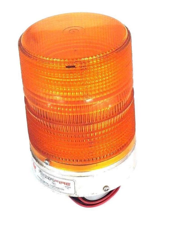 Used FEDERAL SIGNAL 131ST AMBER STROBE LIGHT SERIES A3 24VOLTS 1.25AMPS 131ST-24