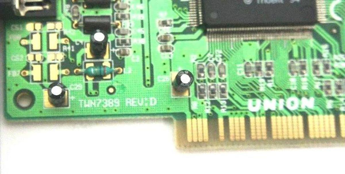 Used UNION TWN7389 VIDEO CARD REV D