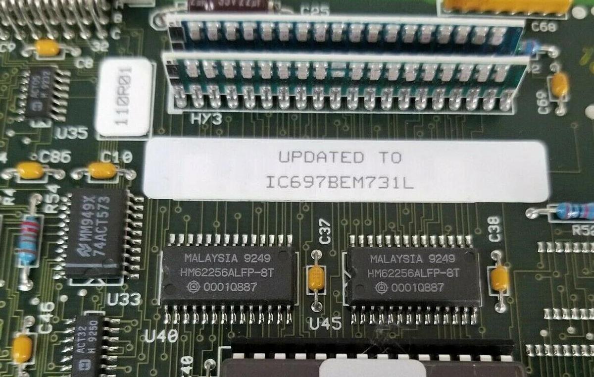 Used LOT OF 6 GE FANUC IC697BEM731L GENIUS BUS MODULES 44A729723-G01, IC697BEM731
