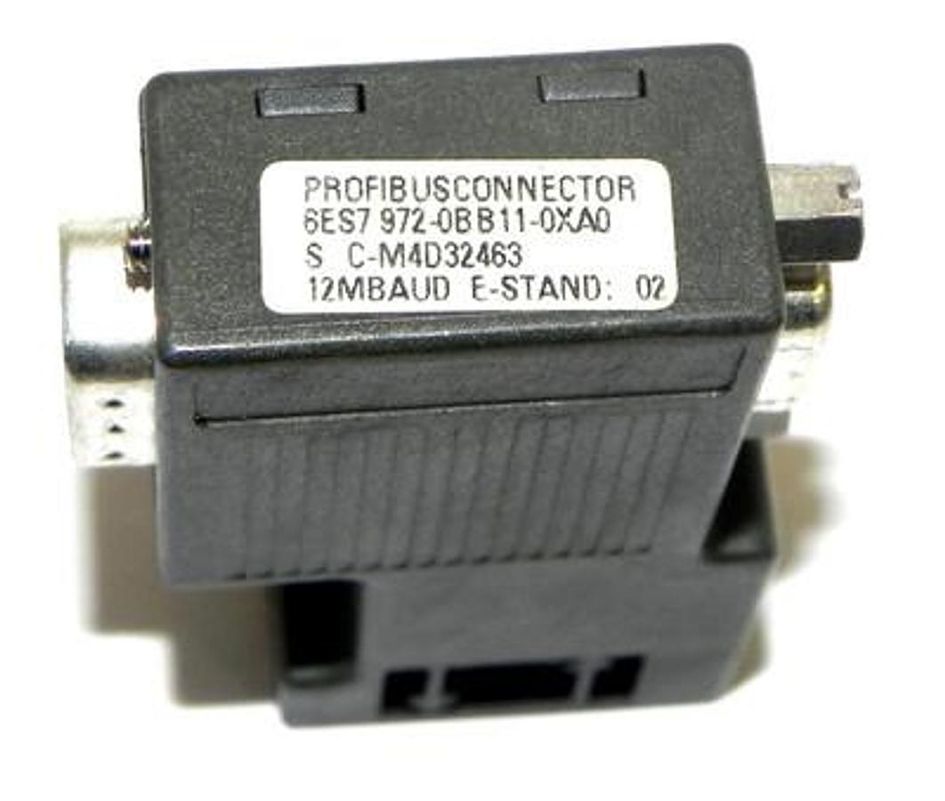 Used LOT OF 2 SIEMENS 6ES7-972-0BA11-0XA0 PROFIBUS CONNECTORS 6ES79720BA110XA0