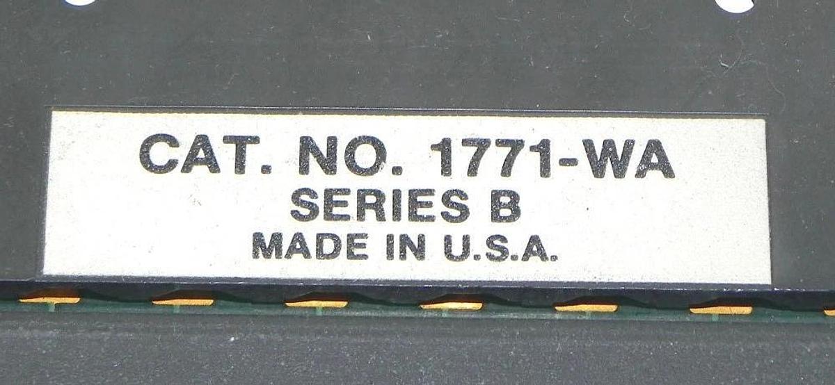Used LOT OF 2 ALLEN BRADLEY 1771-OGC TTL OUTPUT MODULE W/1771-WA WIRING ARM