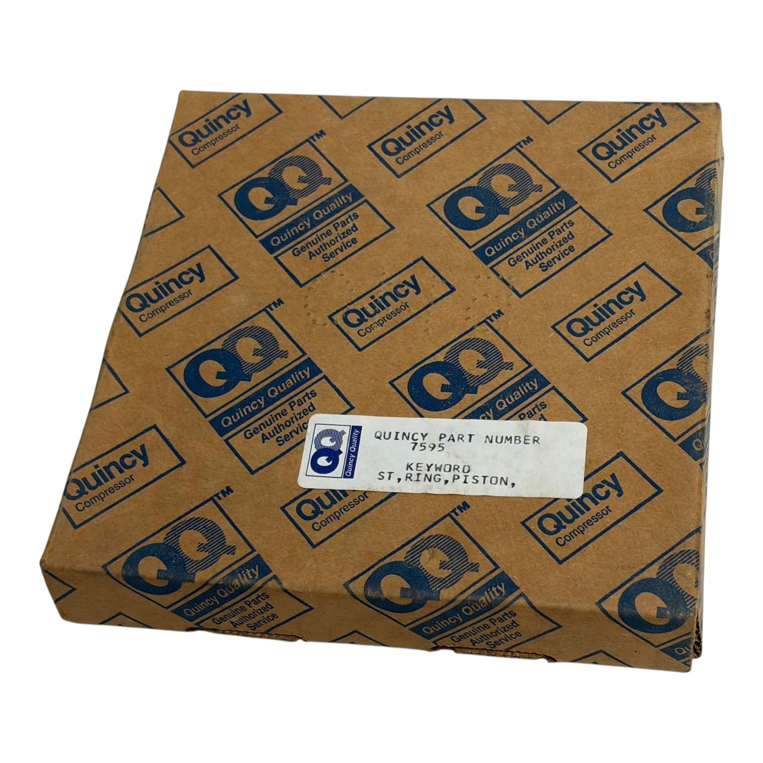 Used Genuine Quincy 7595 Piston Ring Set Air Compressor Replacement Kit - New