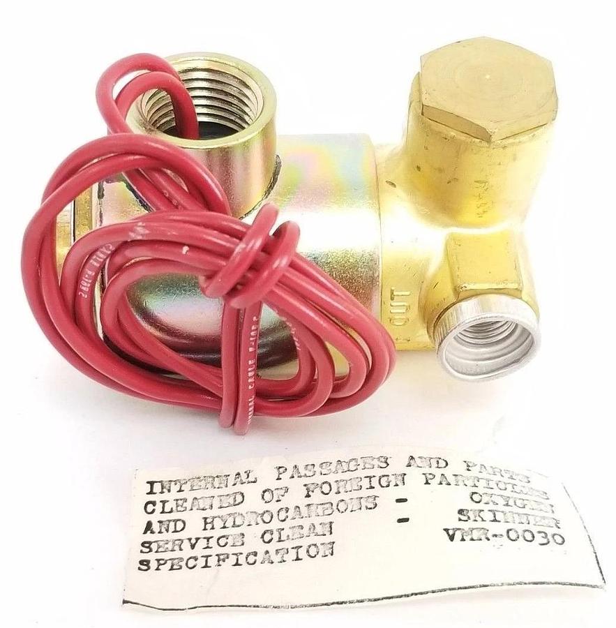 NEW SKINNER ELECTRIC VALVE XR2DX20 VALVE 120/60 5-200PSI 1/4" ORFICE CODE: VN1