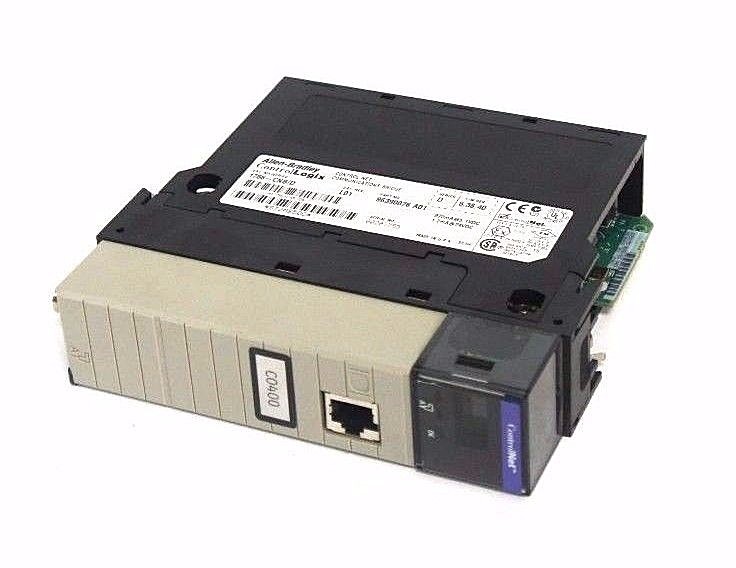 Used ALLEN BRADLEY 1756-CNB/D CONTROL NET COMMUNICATIONS BRIDGE SER. D, CAT. REV. L01