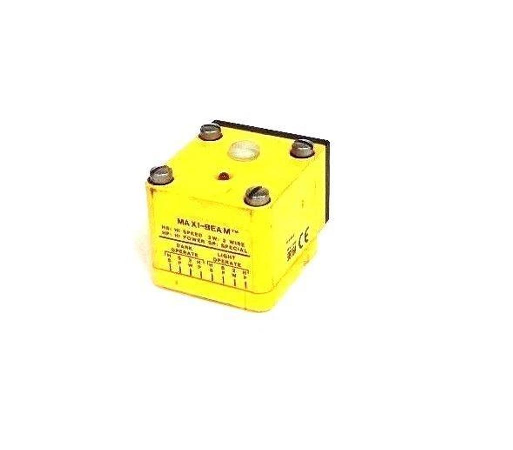 Used BANNER RSBF MAXI-BEAM PHOTOELECTRIC SENSOR HEAD 9816A