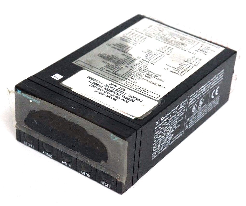 Used NEW NEWPORT MODEL INF-P PROCESS METER INF-P-0-3-0-0-DC7